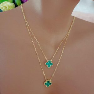 VCA Inspired Double Layered Necklace