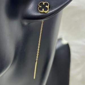 VCA Inspired Clover Tictac Earrings