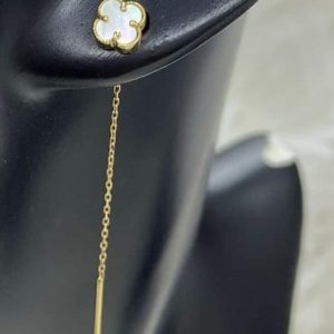 VCA Inspired Clover Tictac Earrings