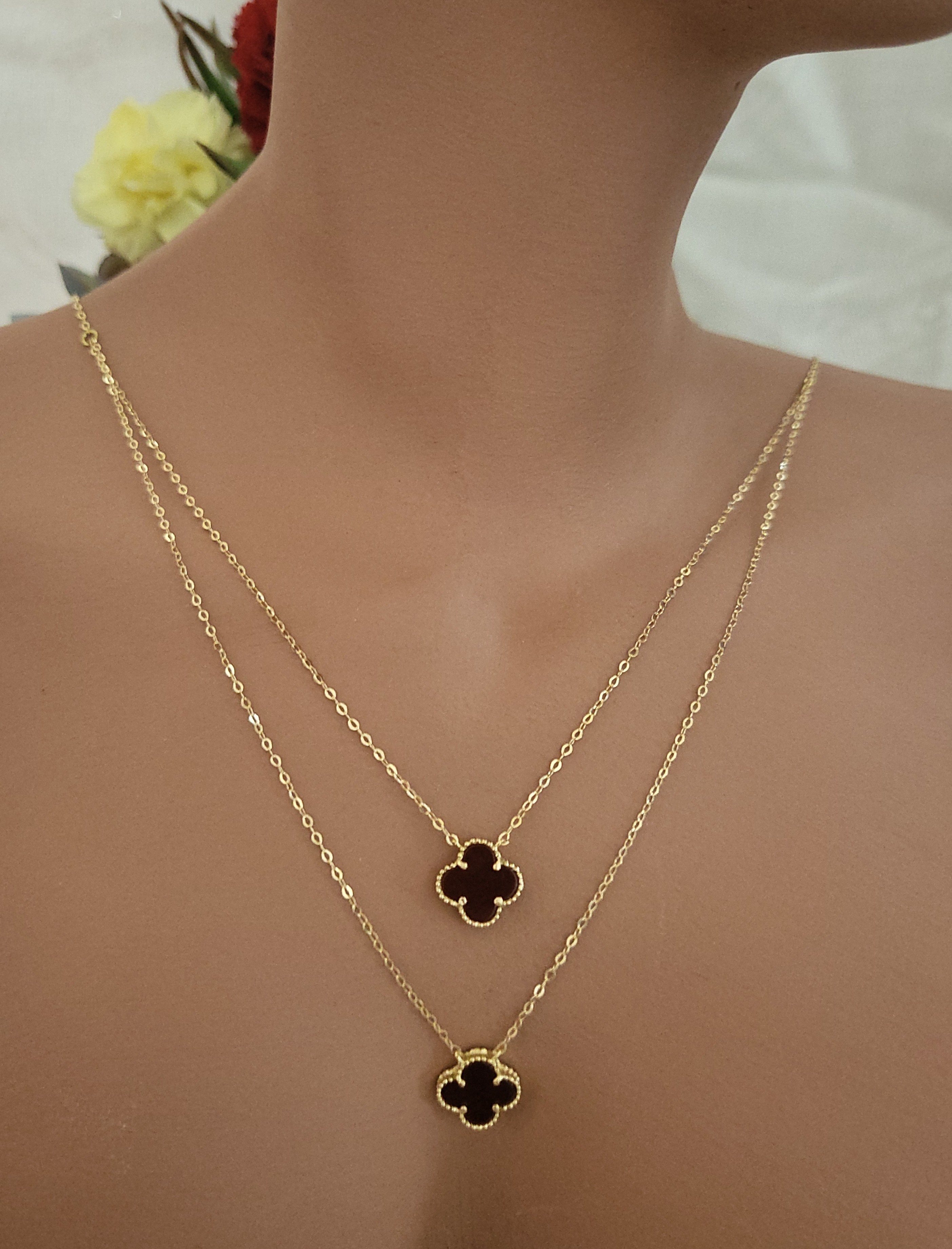 VCA Inspired Double Layered Necklace