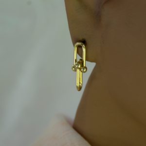 Tiffany Inspired Hardware Earrings