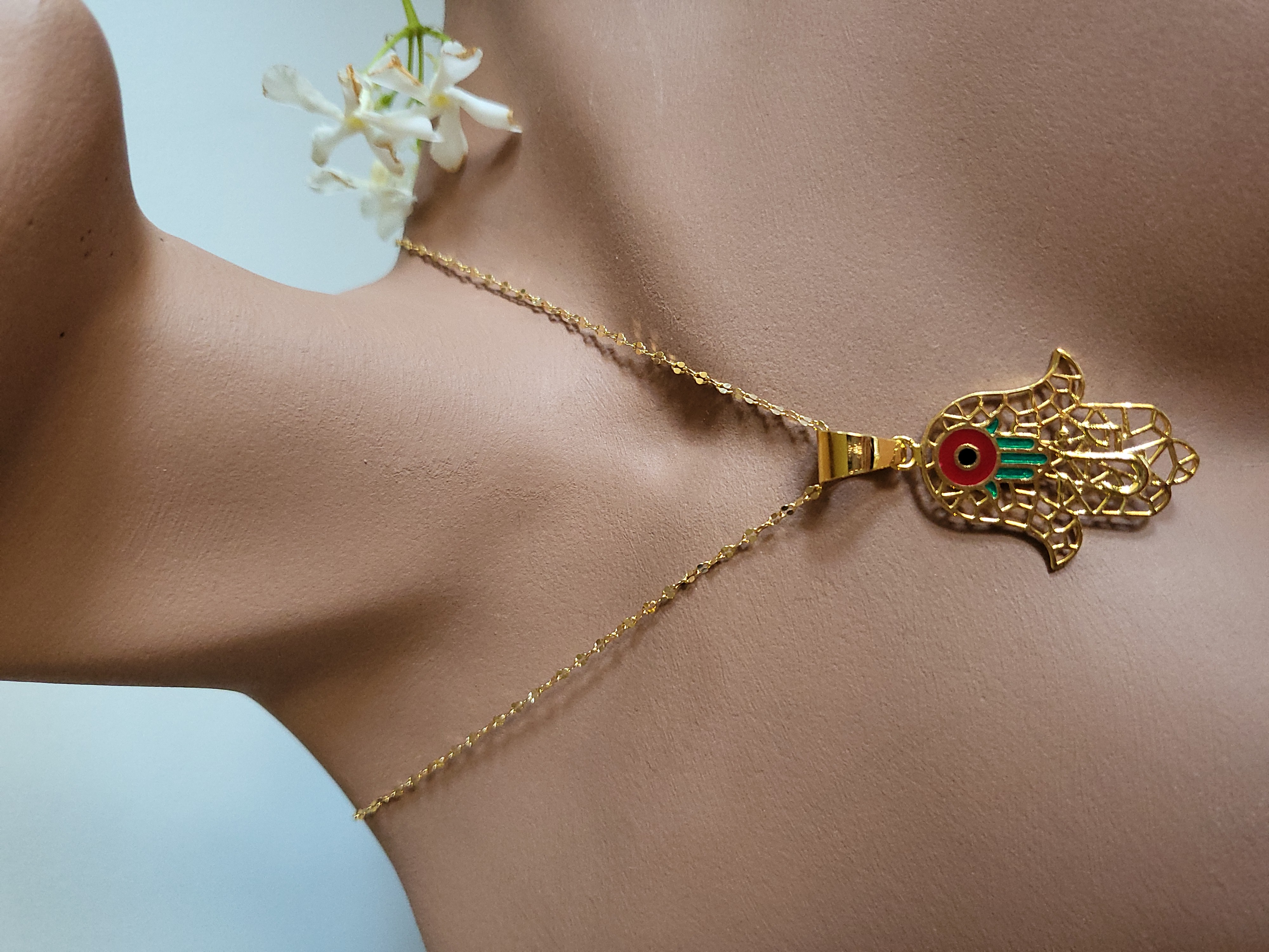 Hamsa Hand Pendant