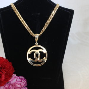 Chanel Inspired Logo Pendant