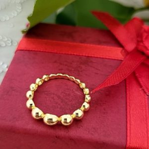 Tiffany Inspired Thick Bubble Ring