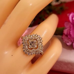 Special Clover 1ct Natural Diamond Ring