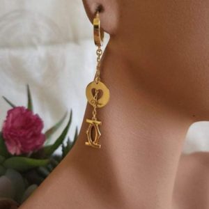 Cartier Inspired Dangling Earrings