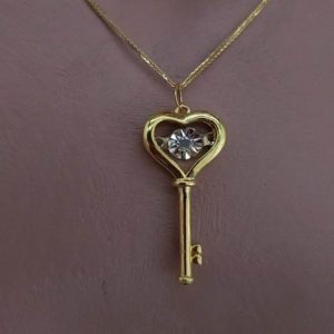 Dancing Centre Key Necklace