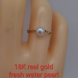 Pearl Chain Ring