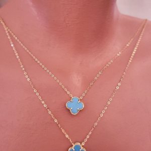 Clover Double Layered Necklace